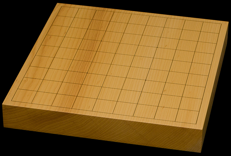 国産本榧卓上将棋盤　1寸5分（一枚板・追柾）