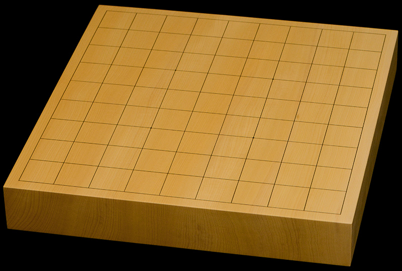 国産本榧卓上将棋盤 1寸6分（一枚板・天地柾） sb10540 | 前川榧碁盤店