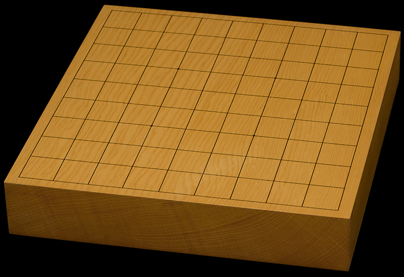 本榧卓上将棋盤　1寸9分（一枚板・追柾）