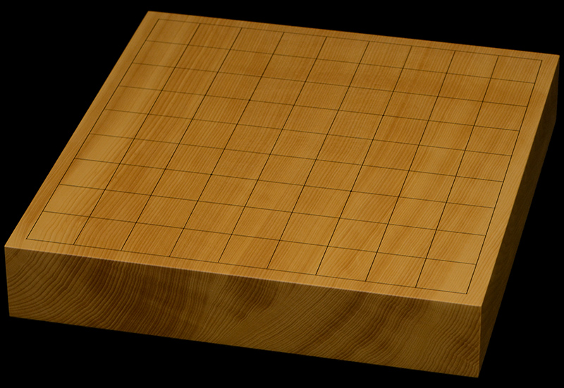 本榧卓上将棋盤　1寸9分（一枚板・天柾）