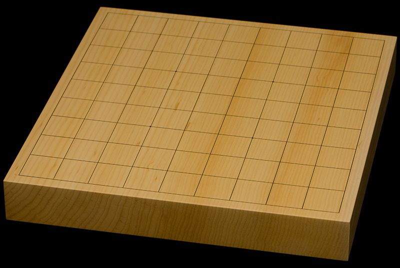 国産本榧卓上将棋盤　1寸5分（一枚板・天柾）