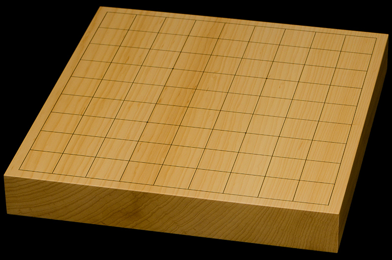 国産本榧卓上将棋盤　1寸5分（一枚板・追柾）