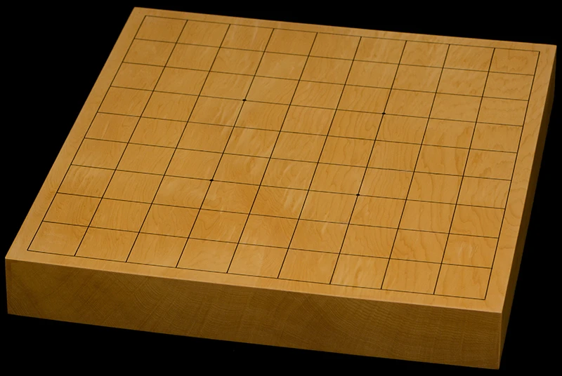 【訳あり】本榧卓上将棋盤　1寸5分（一枚板・木裏）