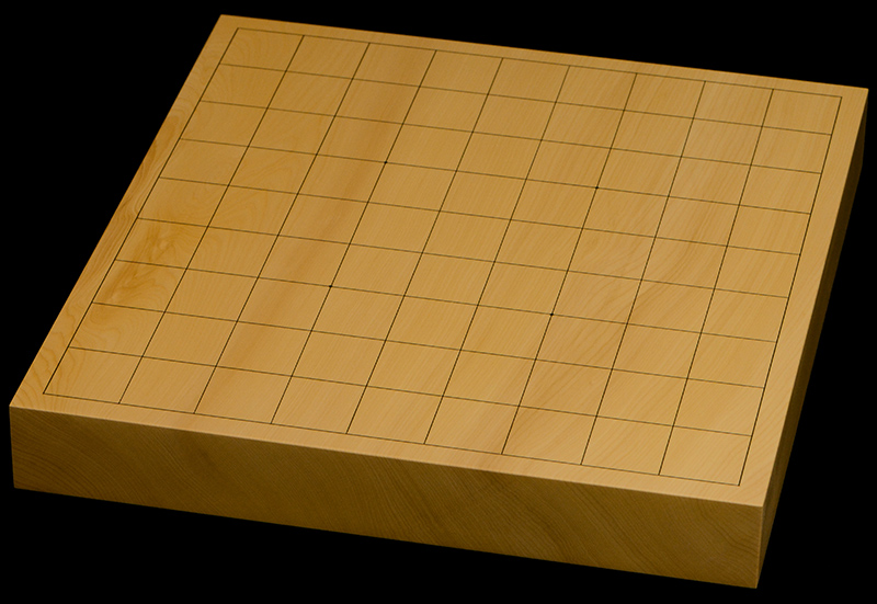 国産本榧卓上将棋盤　1寸4分（一枚板・木表）