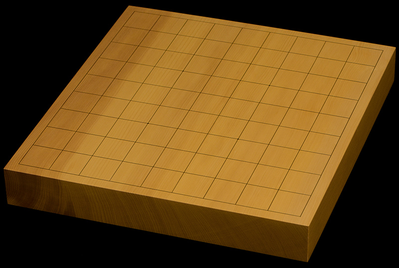 本榧卓上将棋盤　1寸5分（一枚板・天地柾）