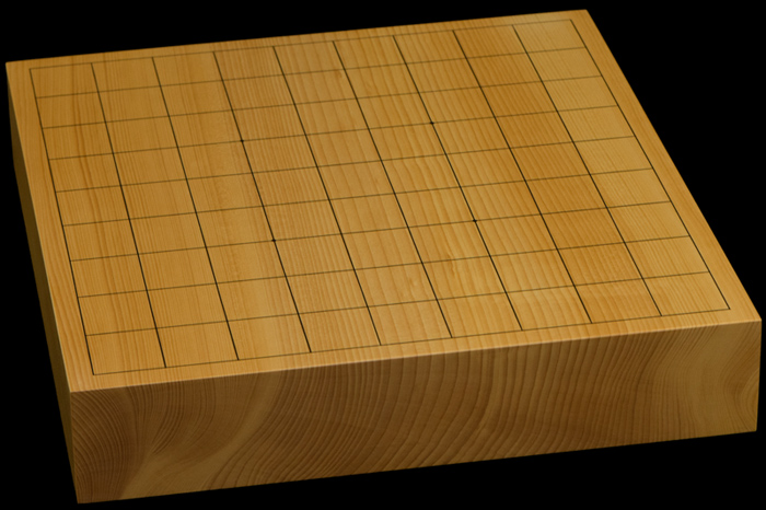 本榧卓上将棋盤　2寸1分（一枚板・天地柾）　sb20606
