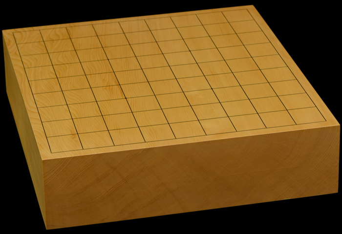 本榧卓上将棋盤 2寸9分（一枚板・追柾） sb20612 | 前川榧碁盤店