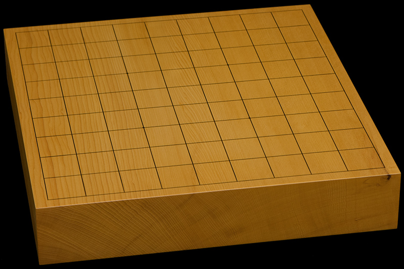 本榧卓上将棋盤　2寸（一枚板・木表）