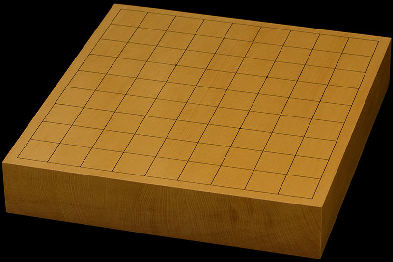 本榧卓上将棋盤 2寸（一枚板・天地柾） sb20682 | 前川榧碁盤店