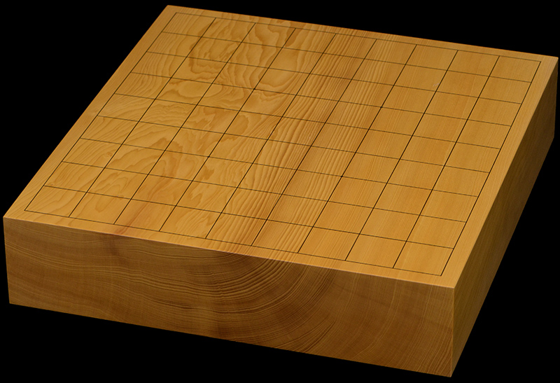 本榧卓上将棋盤 2寸5分（一枚板・木裏） sb20685 | 前川榧碁盤店