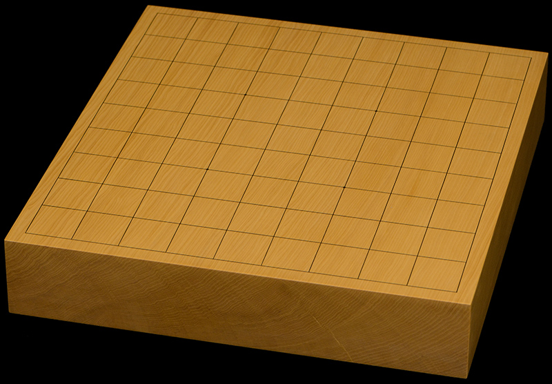 本榧卓上将棋盤　2寸1分（一枚板・天柾）