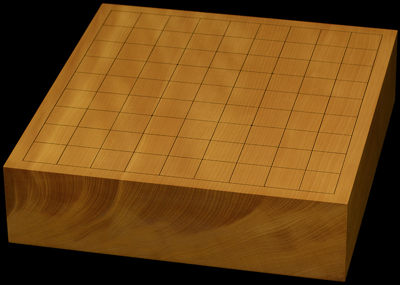 本榧卓上将棋盤　2寸9分（一枚板・天柾）