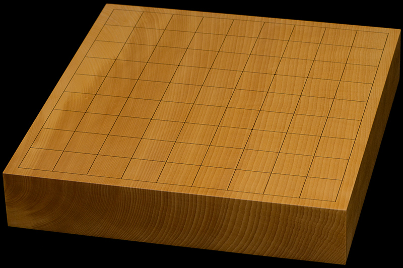 本榧卓上将棋盤　2寸（一枚板）