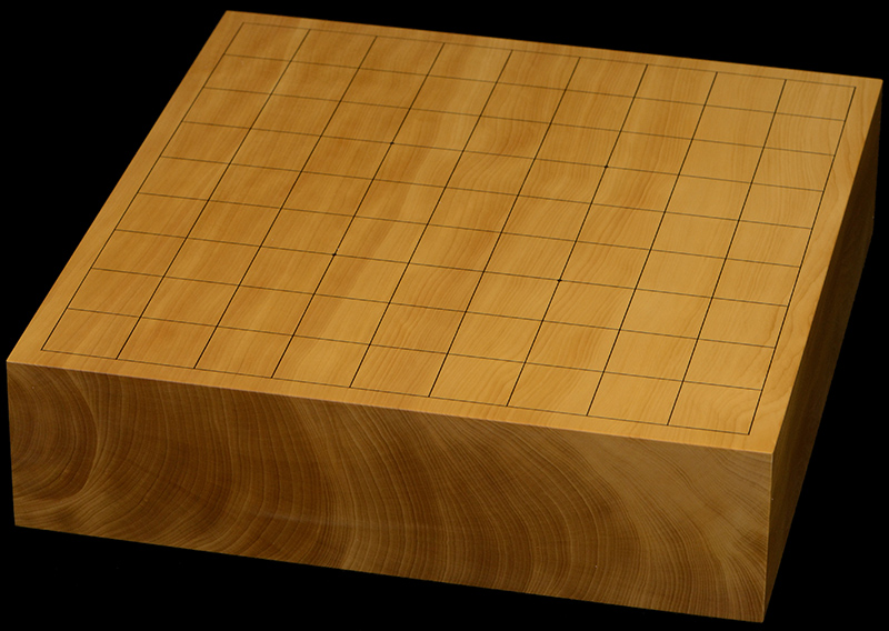 本榧卓上将棋盤　2寸8分（一枚板・天柾）