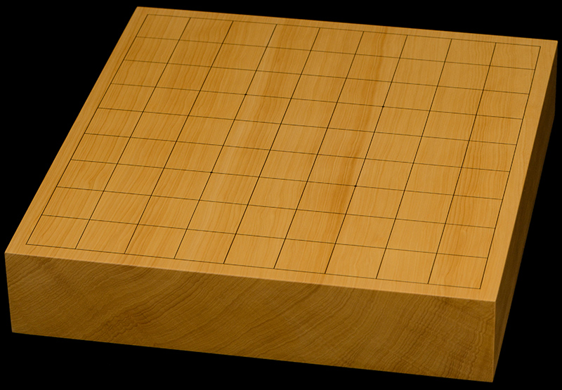 本榧卓上将棋盤　2寸2分（一枚板・天柾）