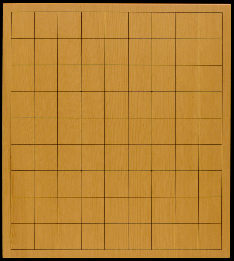 本榧 卓上盤 本榧1.5寸卓上将棋盤セット（ハギ盤・上） | 前川榧碁盤店