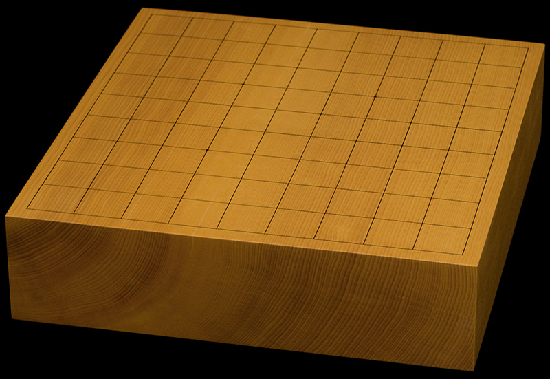 本榧卓上将棋盤　2寸8分（一枚板・天柾）