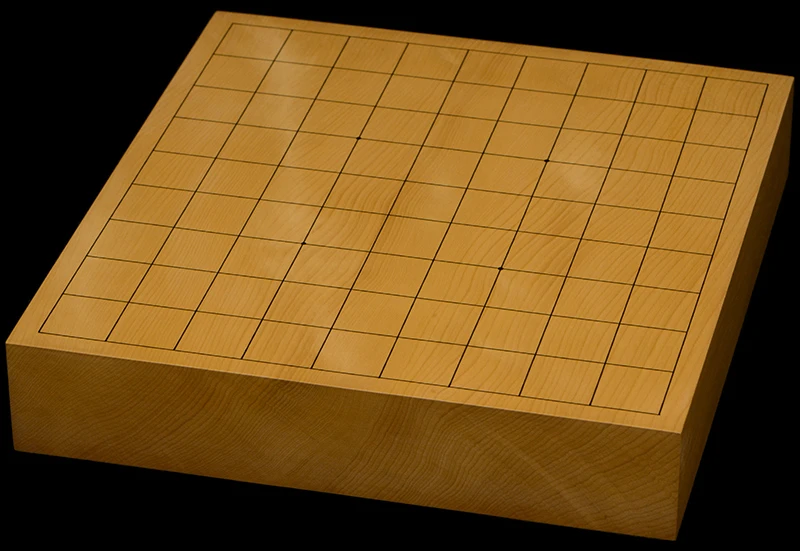 本榧卓上将棋盤　2寸（一枚板・天柾）