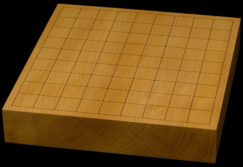 本榧卓上将棋盤　2寸（一枚板・追柾）