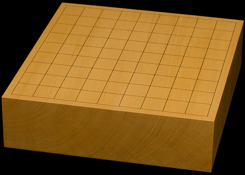 本榧卓上将棋盤　3寸（一枚板・天柾）