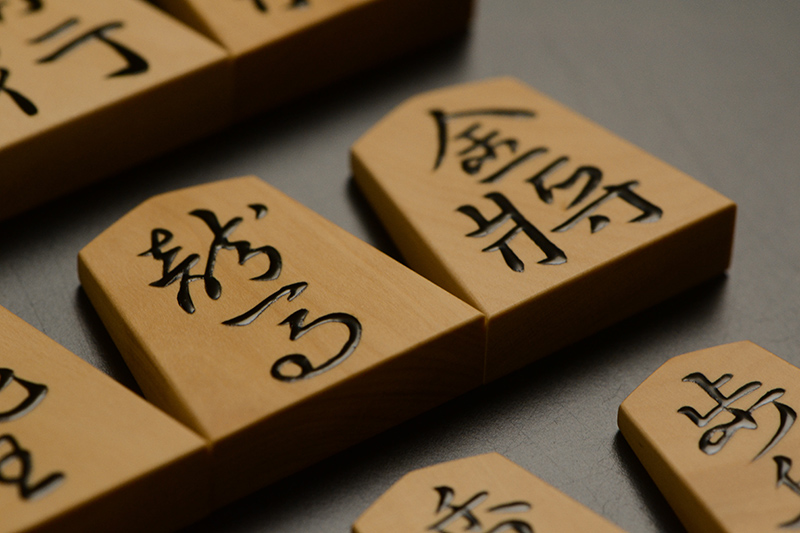 竜馬と金将のアップ