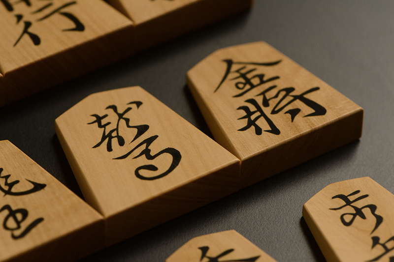 竜馬と金将のアップ