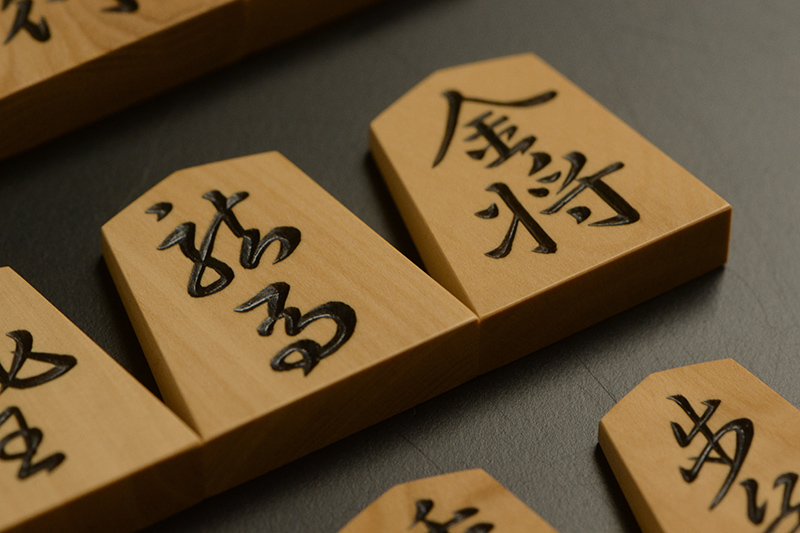 竜馬と金将のアップ