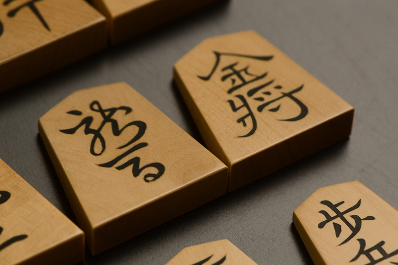 竜馬と金将のアップ