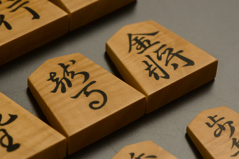 竜馬と金将のアップ