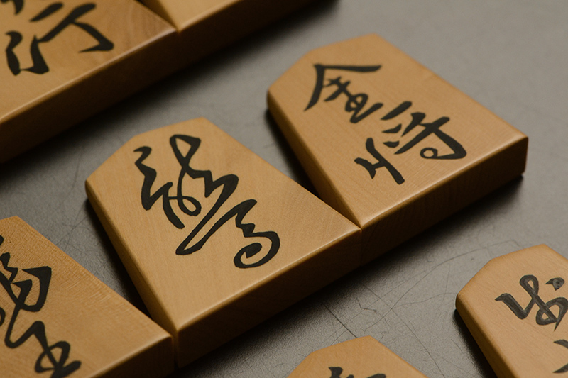 竜馬と金将のアップ