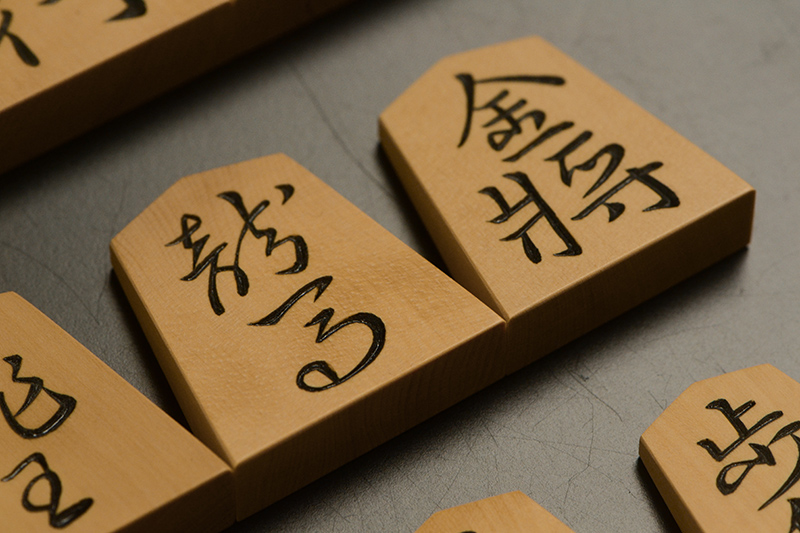 竜馬と金将のアップ