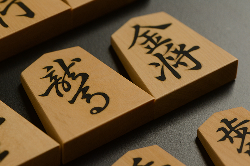 竜馬と金将のアップ