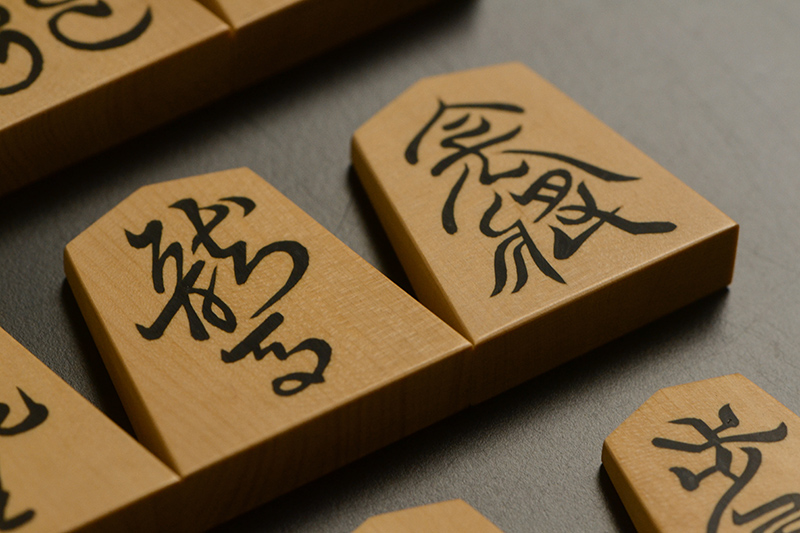 竜馬と金将のアップ