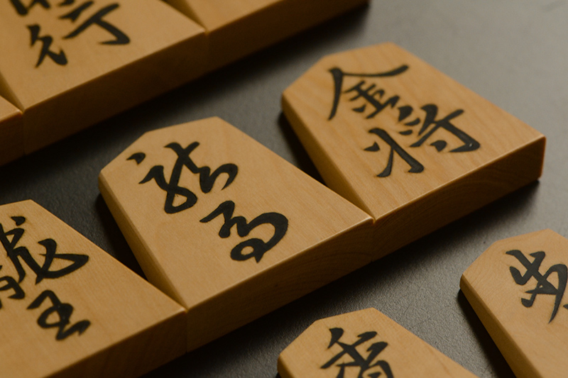 竜馬と金将のアップ