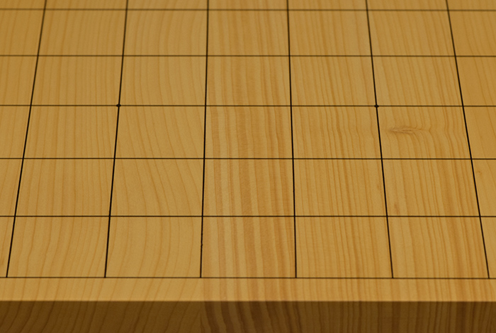 国産本榧卓上将棋盤 9分（ハギ盤） st10038 | 前川榧碁盤店