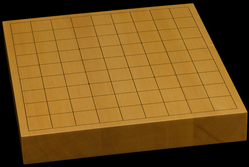 本榧卓上将棋盤　1寸6分（ハギ盤）
