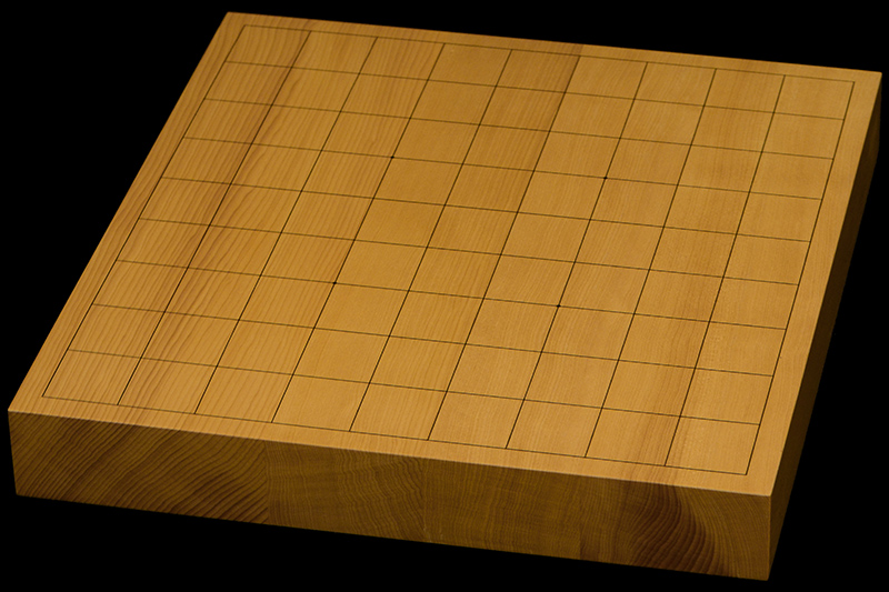 本榧卓上将棋盤　1寸5分（ハギ盤）