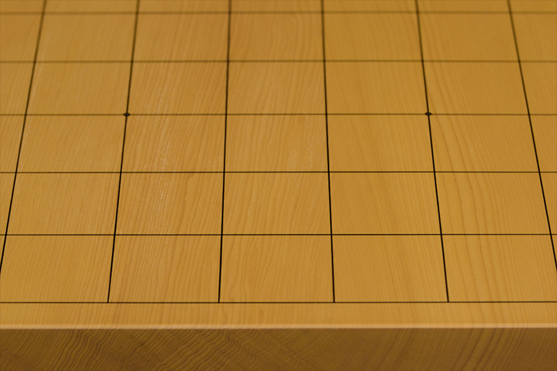 本榧卓上将棋盤 1寸6分（ハギ盤） st10091 | 前川榧碁盤店