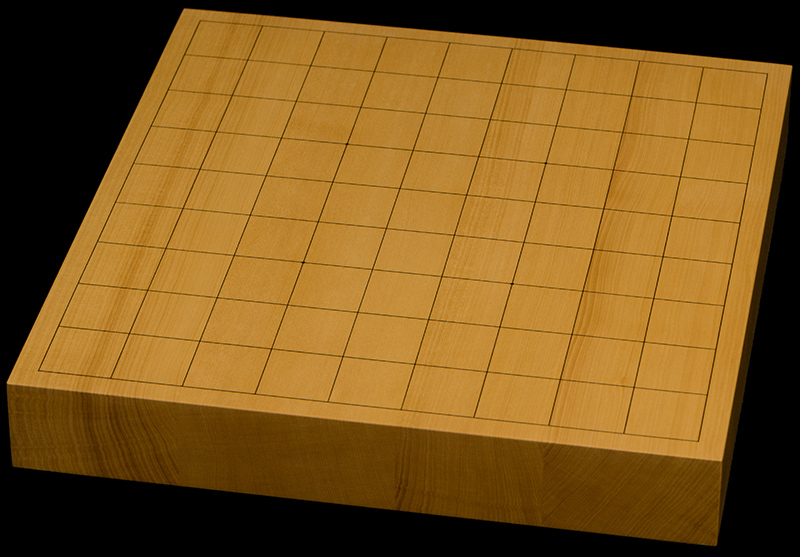 本榧卓上将棋盤　1寸6分（ハギ盤）