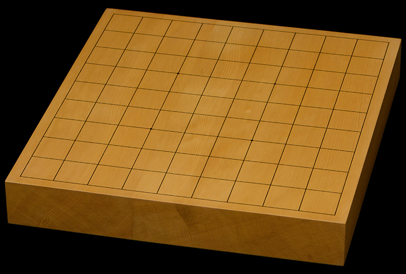 本榧卓上将棋盤　1寸6分（ハギ盤）