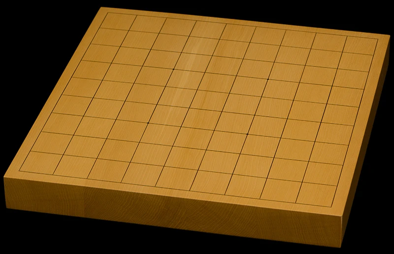 本榧卓上将棋盤　1寸2分（ハギ盤）
