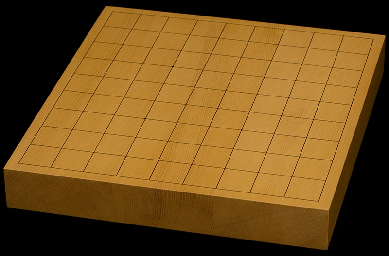本榧卓上将棋盤　1寸6分（ハギ盤）