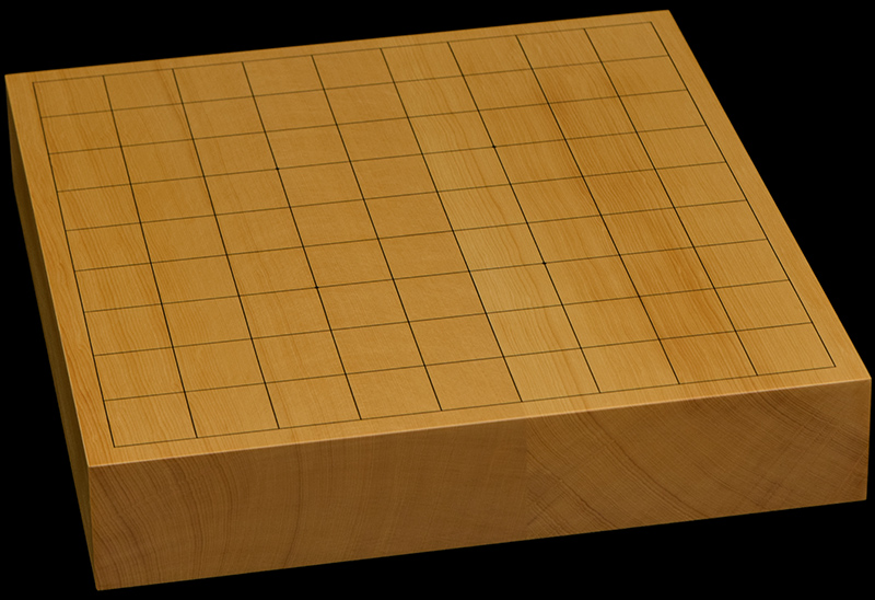 本榧卓上将棋盤　2寸（ハギ盤）