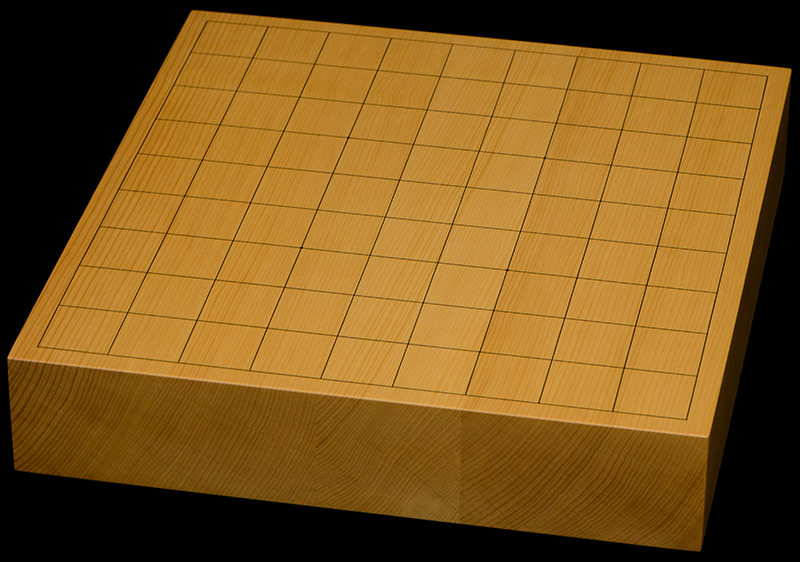 本榧卓上将棋盤　2寸2分（ハギ盤）