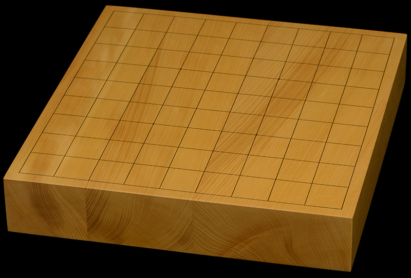 本榧卓上将棋盤　2寸（ハギ盤）