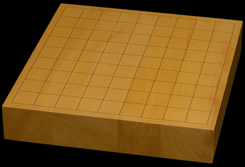 本榧卓上将棋盤　2寸（ハギ盤）