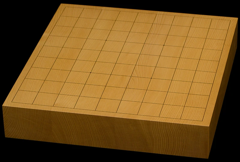 本榧卓上将棋盤　2寸（ハギ盤）