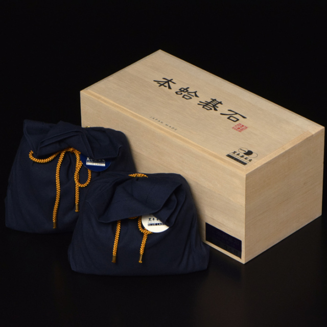 黒木碁石店 本蛤碁石 ブルーラベル雪印 34号