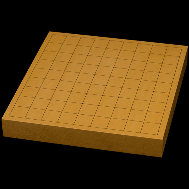本榧卓上将棋盤　1寸5分（一枚板・木表）　sb10483