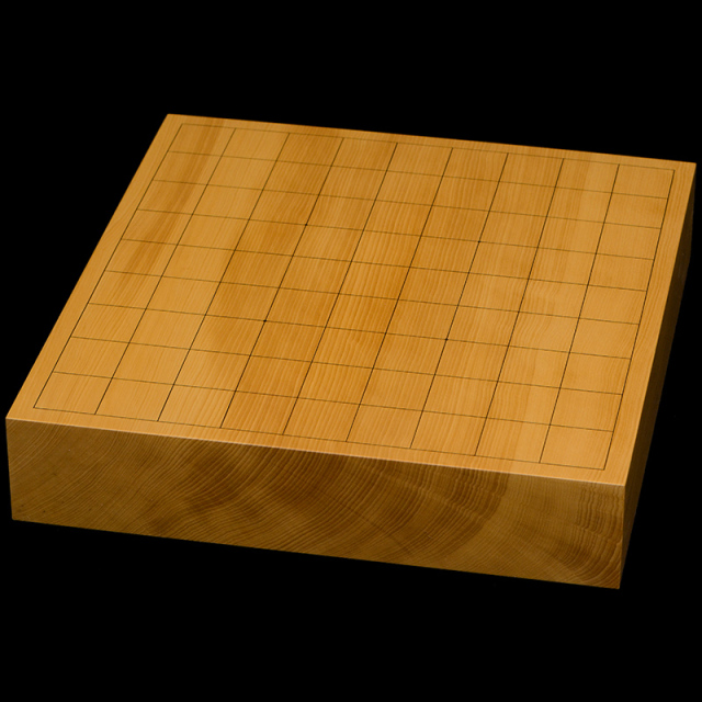 本榧卓上将棋盤　2寸2分（一枚板・天柾）　sb20745